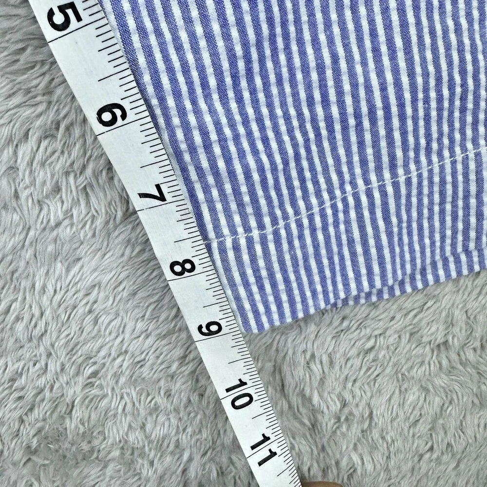 Polo Ralph Lauren Men's Shorts 42 Preppy Seersucker Stripe Stretch‎ Classic Fit